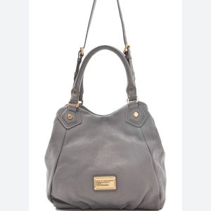 Marc by Marc Jacobs Black Leather Classic Q Francesca Shoulder Bag